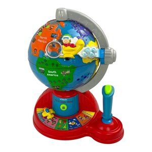 Vtech Kids Toy Fly & Learn Globe Educational Interactive Learning Game Vintage